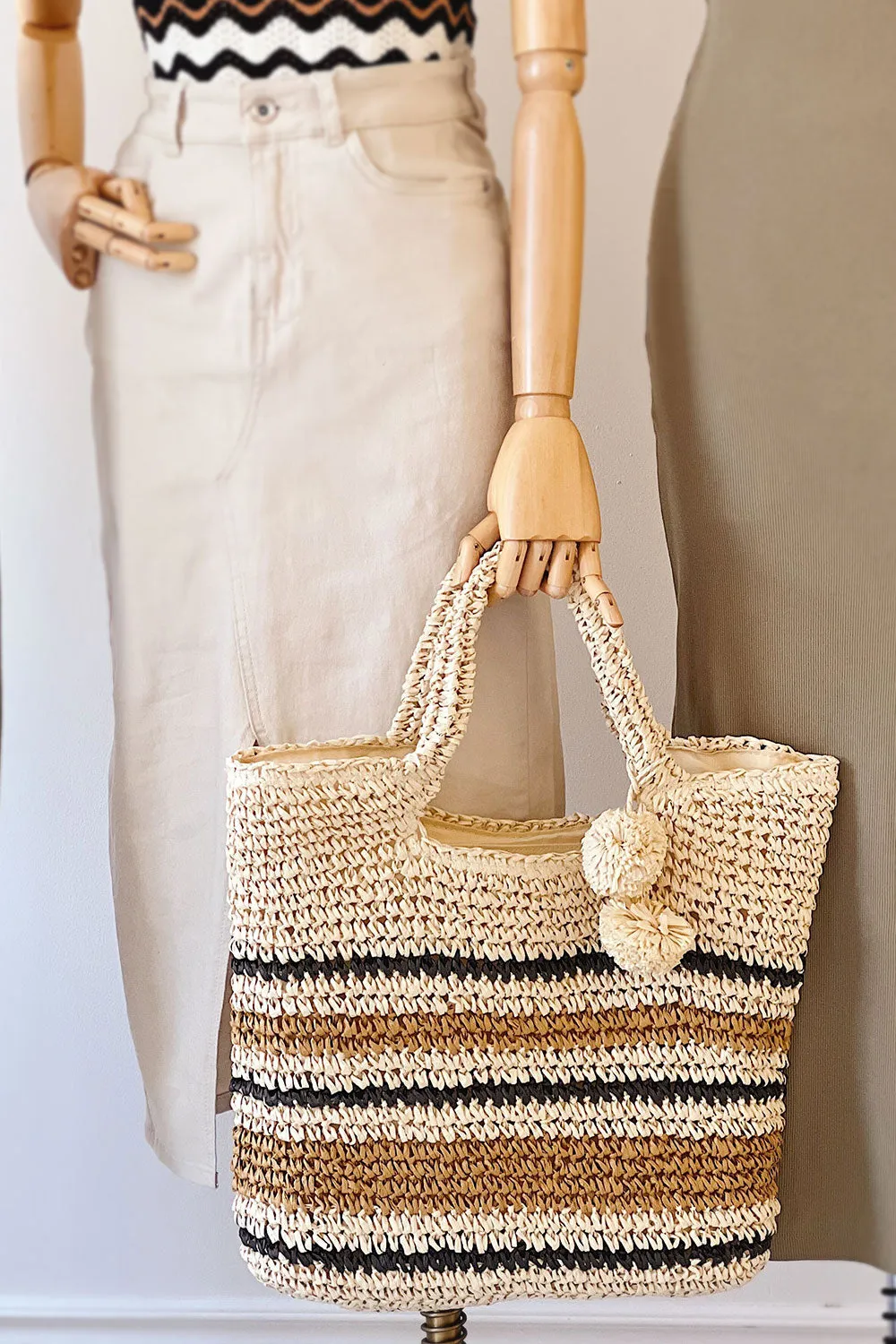 Agadir | Knit Paper Tote Bag