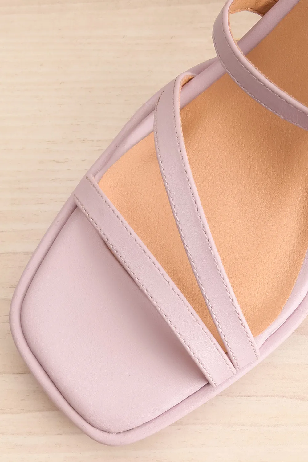 Aniston Lilac | Platform Heeled Sandals