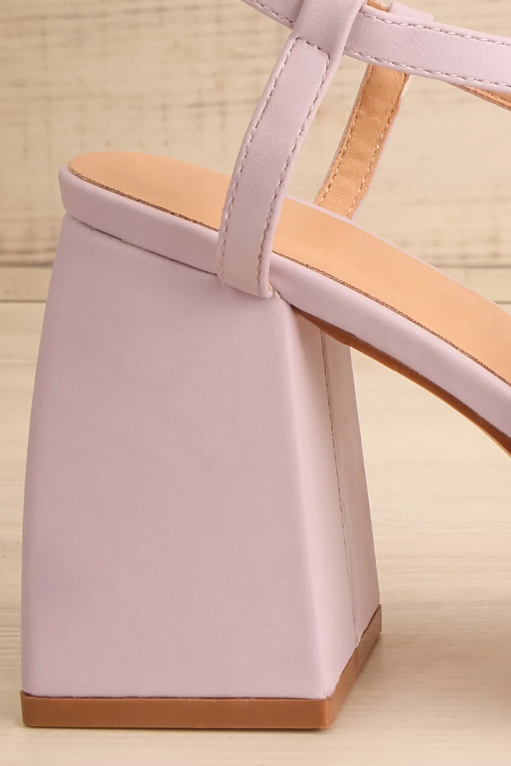 Aniston Lilac | Platform Heeled Sandals