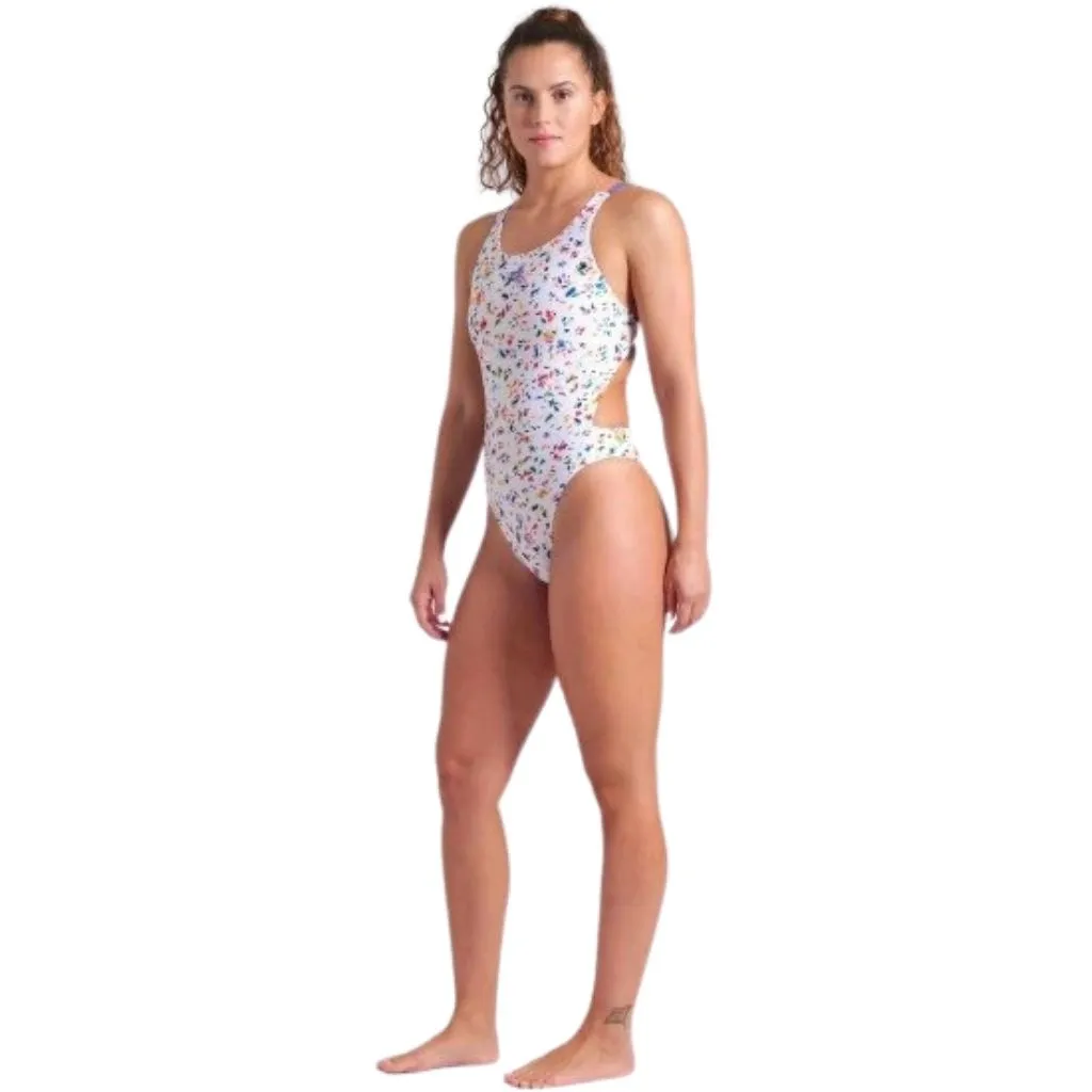 Arena Confetti Swim Tech White Multi
