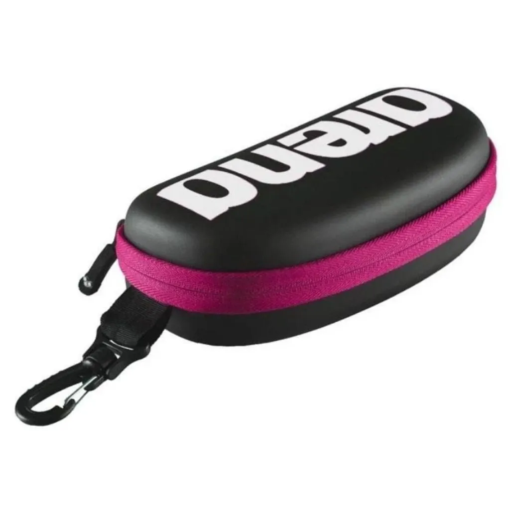 Arena Goggle Case Black White Fuchsia