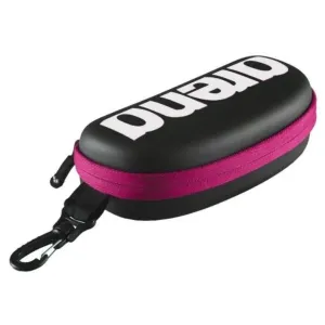 Arena Goggle Case Black White Fuchsia