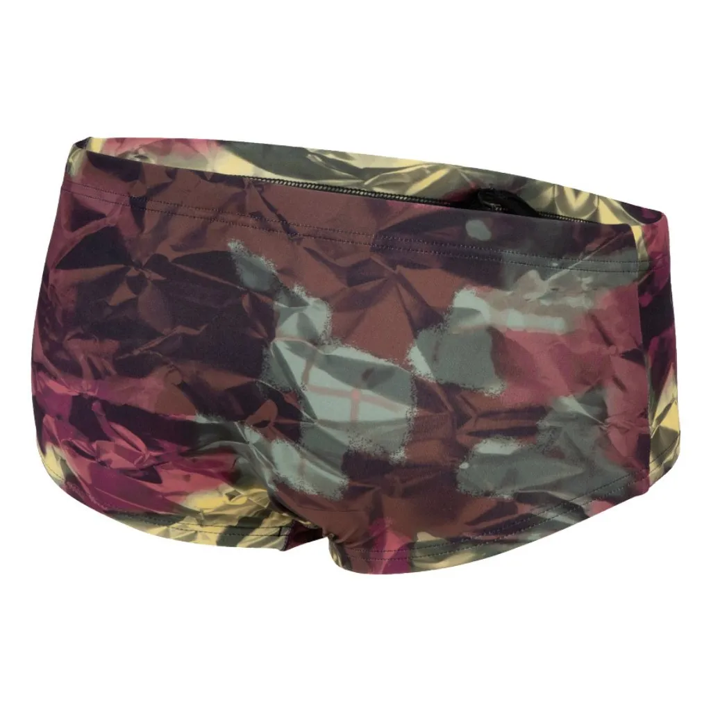 Arena Hero Camo Low Waist Short Red Fandango Multi