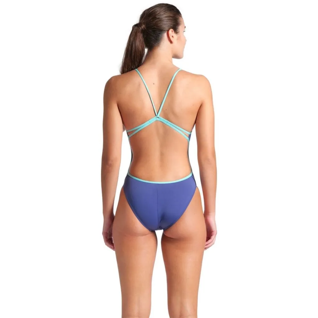 Arena Lace Back Solid Future Dusk Water