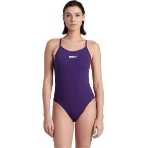 Arena Solid Lace Back Purple