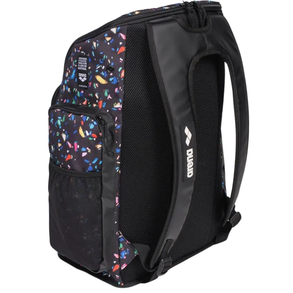 Arena Spiky III Backpack 45 Allover Confetti Black