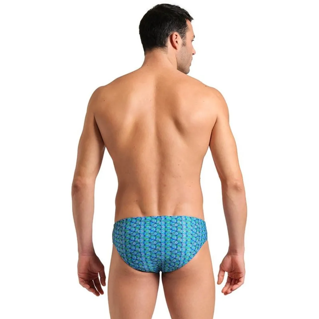 Arena Starfish Brief Turquoise Multi