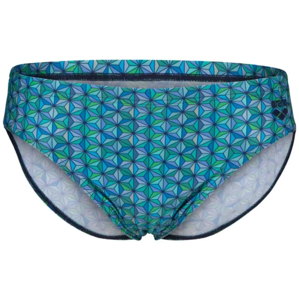 Arena Starfish Brief Turquoise Multi