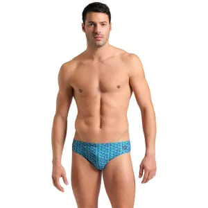 Arena Starfish Brief Turquoise Multi