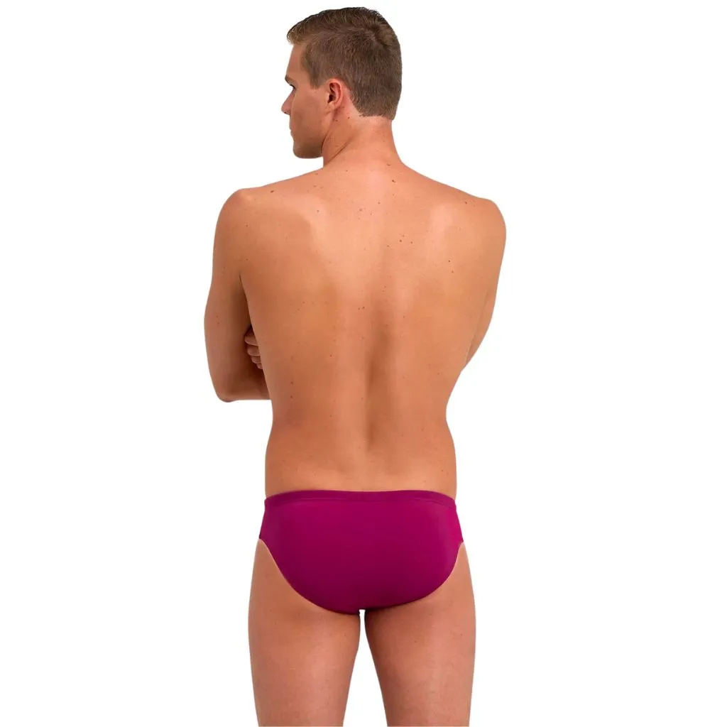 Arena Swim Brief Solid Red Fandango