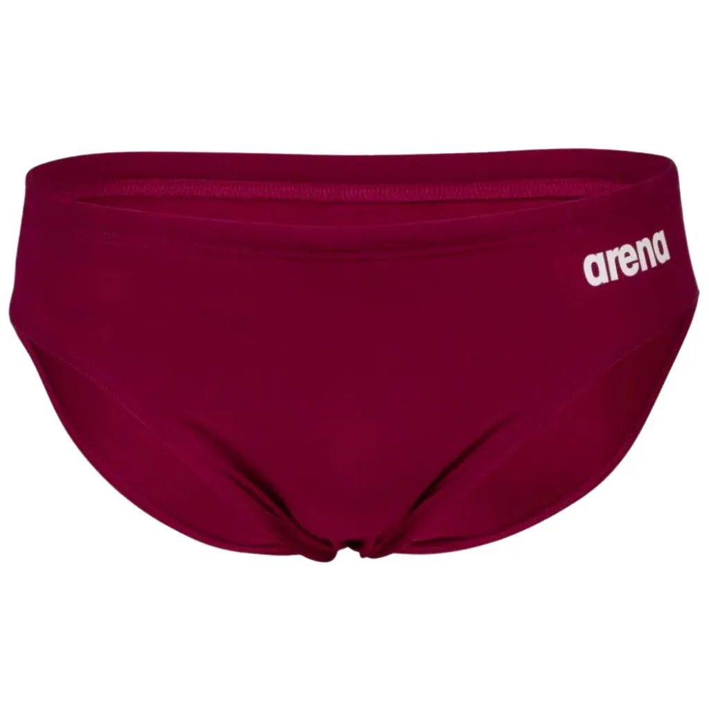 Arena Swim Brief Solid Red Fandango