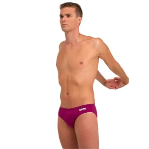 Arena Swim Brief Solid Red Fandango
