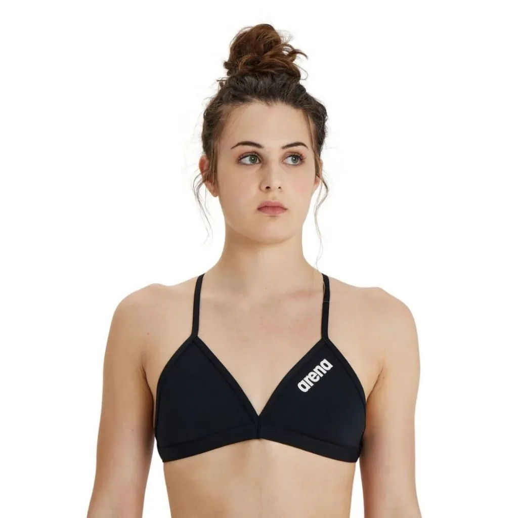 Arena Swim Top Tie Back Black