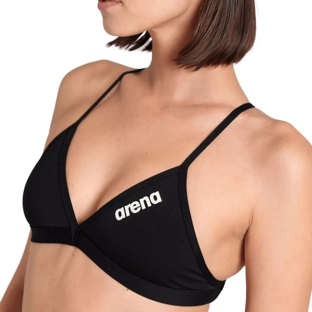 Arena Swim Top Tie Back Black