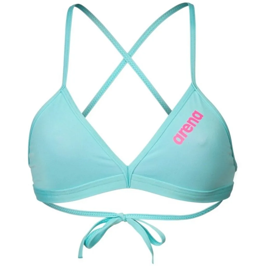 Arena Swim Top Tie Back Water Shocking Pink
