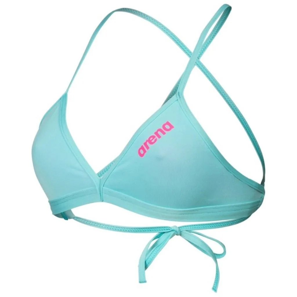 Arena Swim Top Tie Back Water Shocking Pink