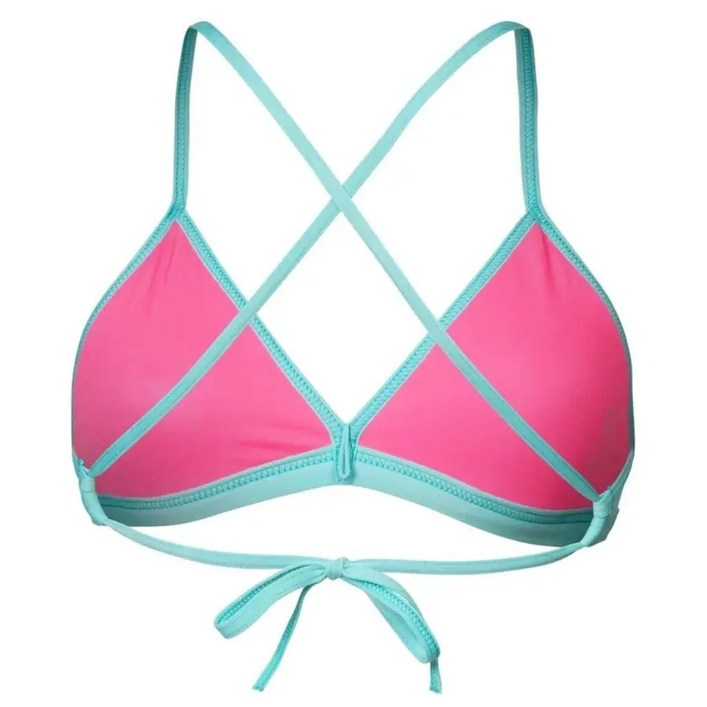 Arena Swim Top Tie Back Water Shocking Pink