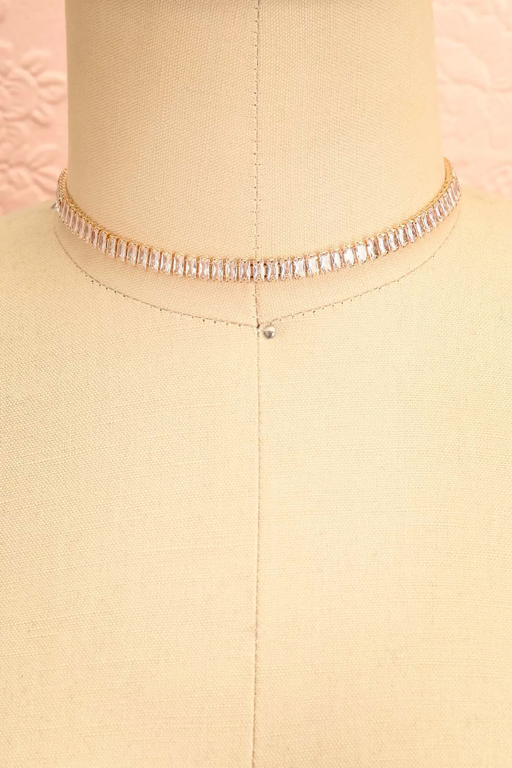 Asaia Gold | Crystal Choker Necklace
