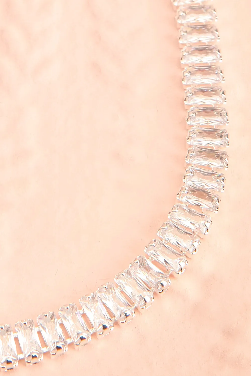Asaia Silver | Crystal Choker Necklace