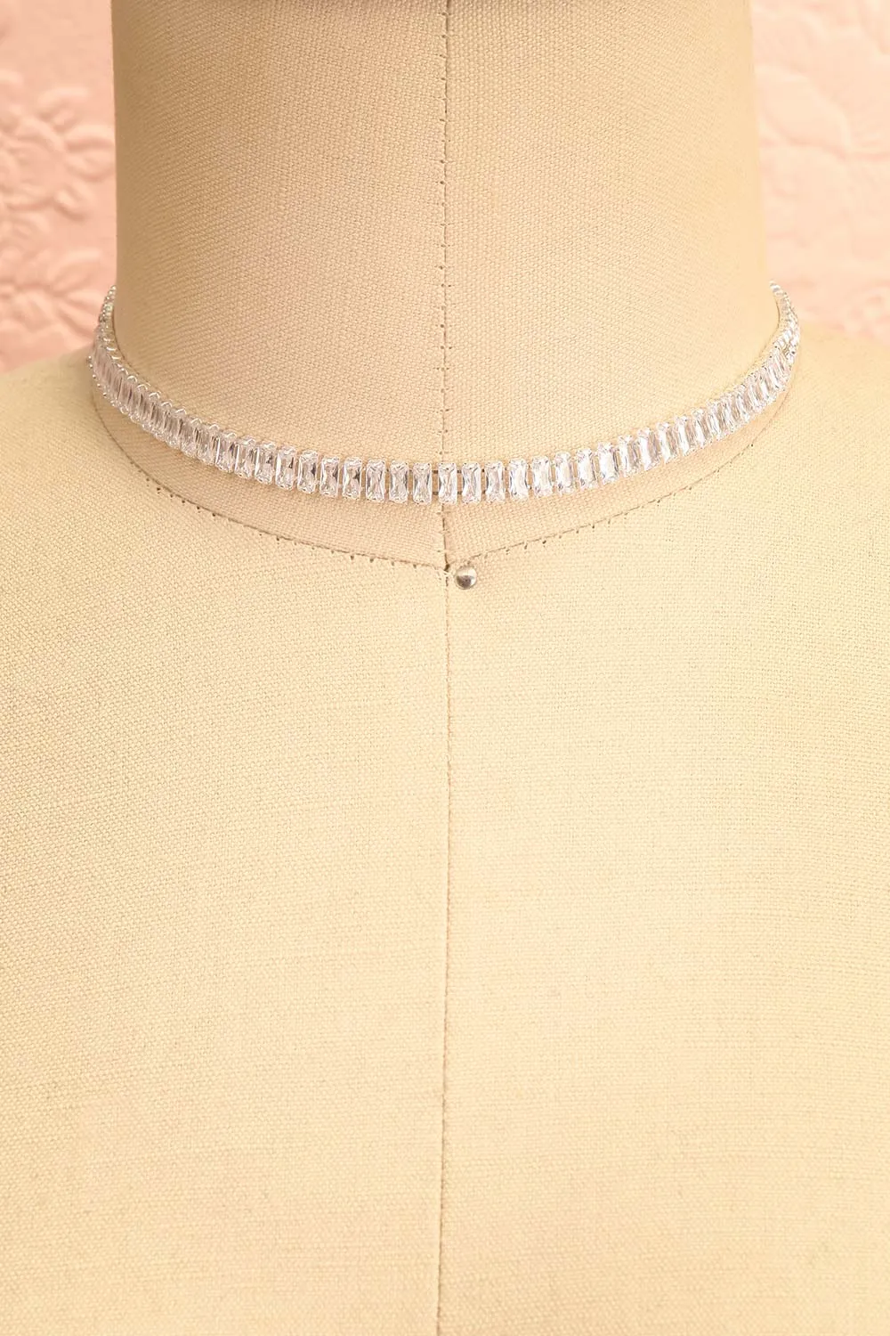 Asaia Silver | Crystal Choker Necklace