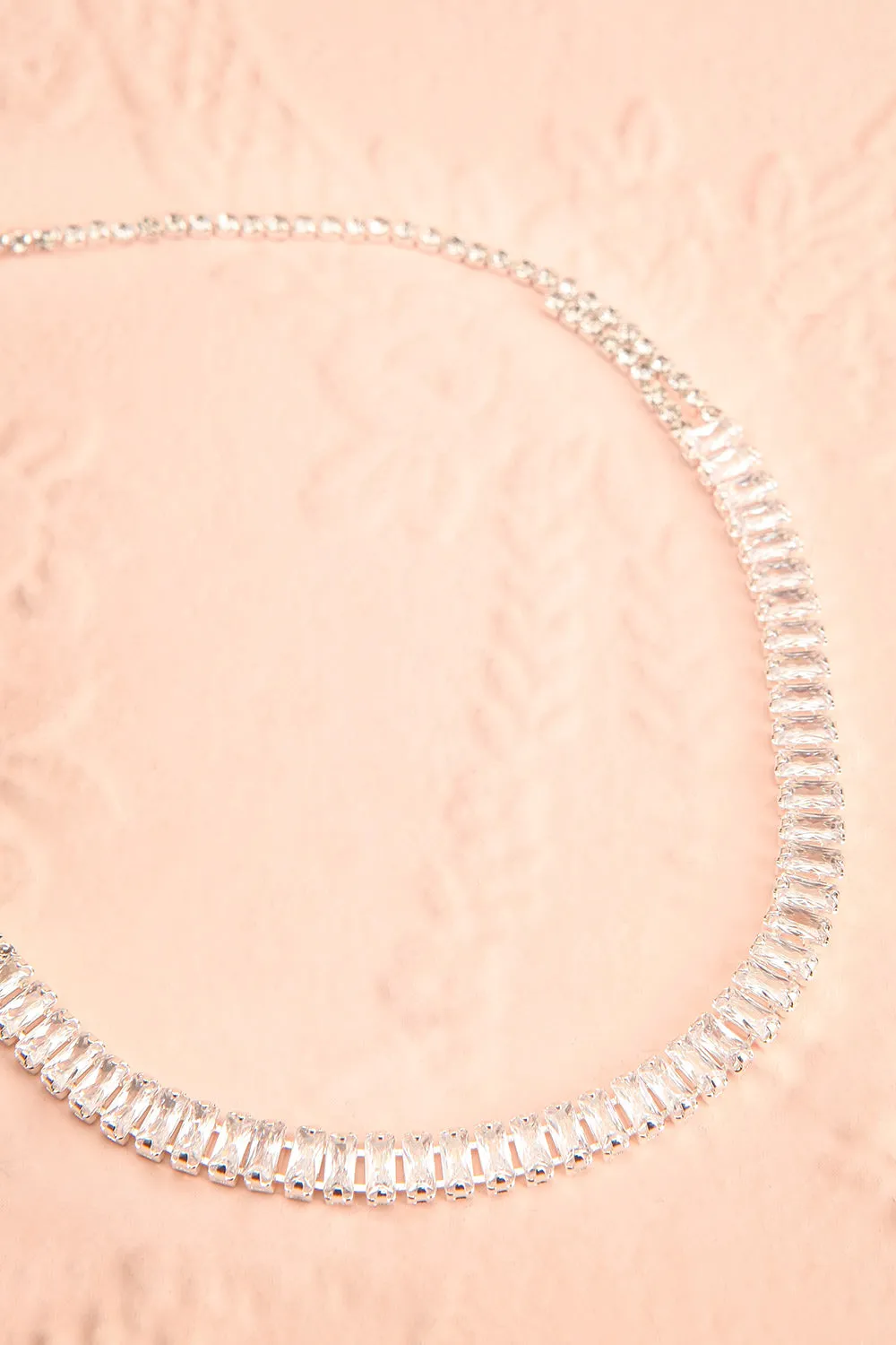Asaia Silver | Crystal Choker Necklace