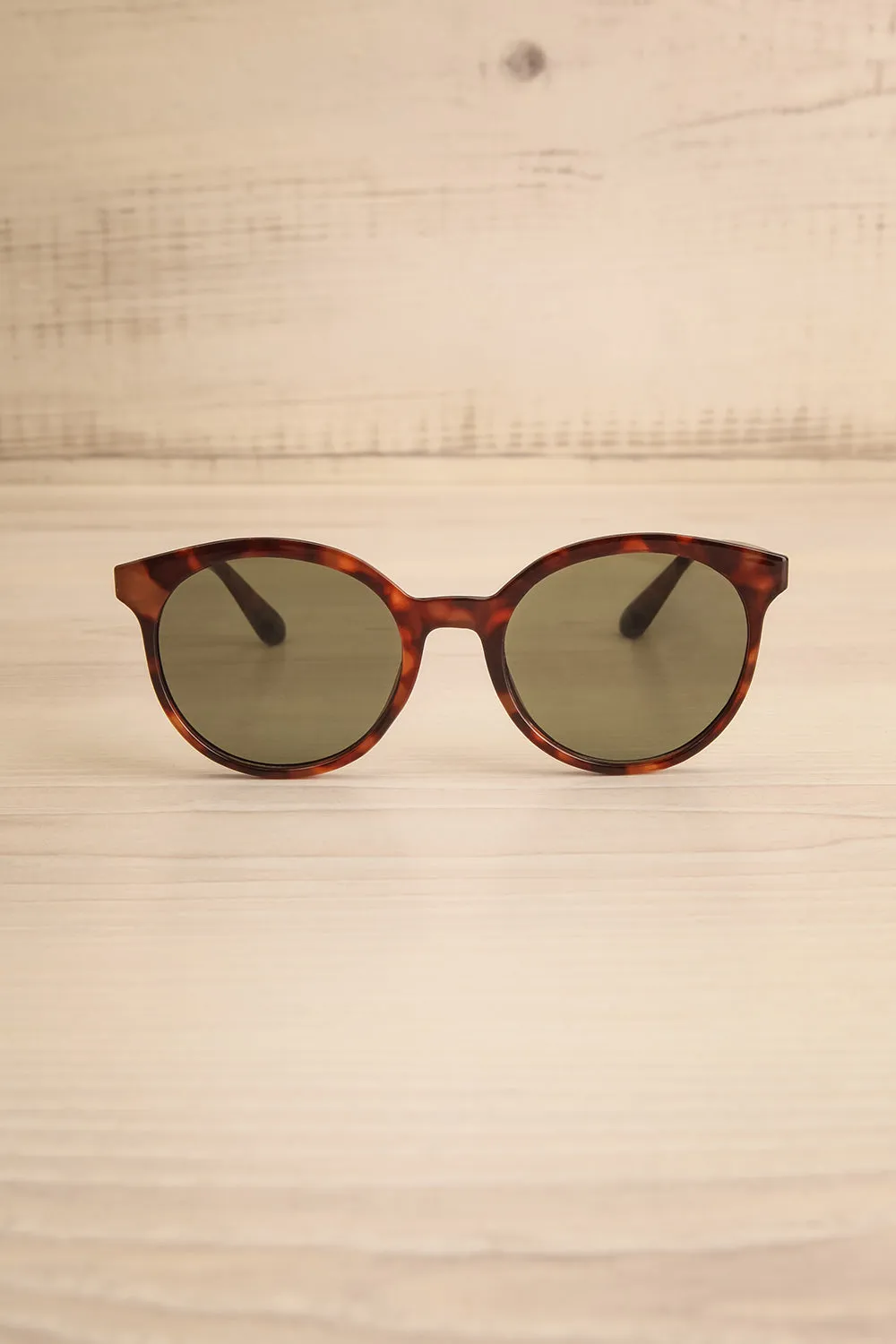 Atoka | Tortoise Shell Round Sunglasses