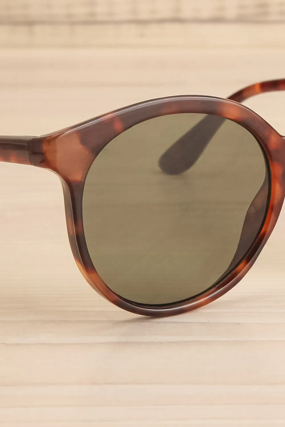Atoka | Tortoise Shell Round Sunglasses