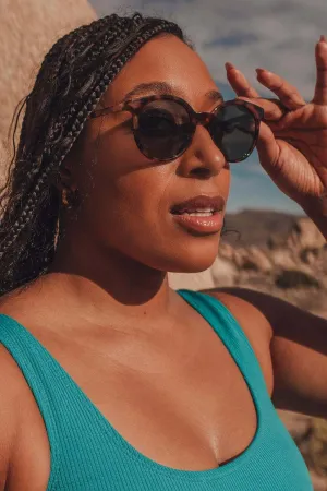 Atoka | Tortoise Shell Round Sunglasses