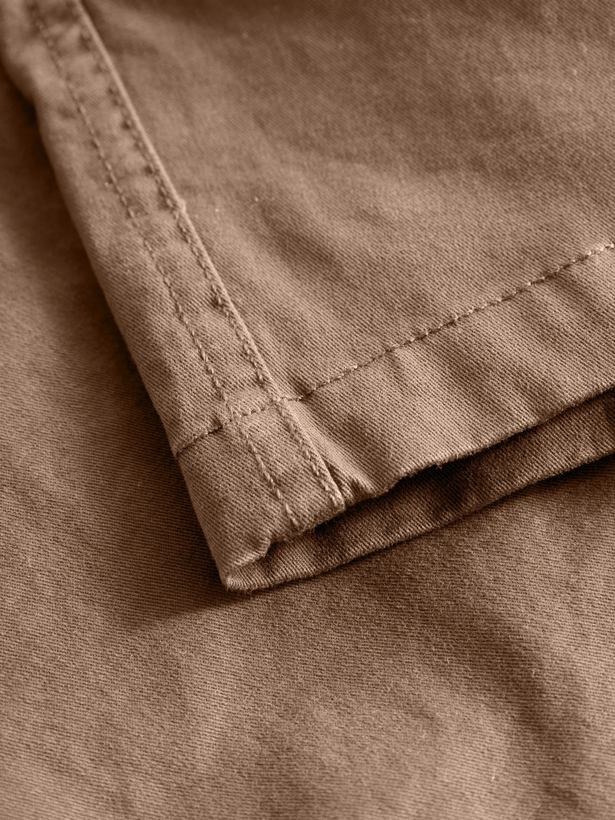Baggy twill shorts belt details - Tuffet Knowledge Cotton