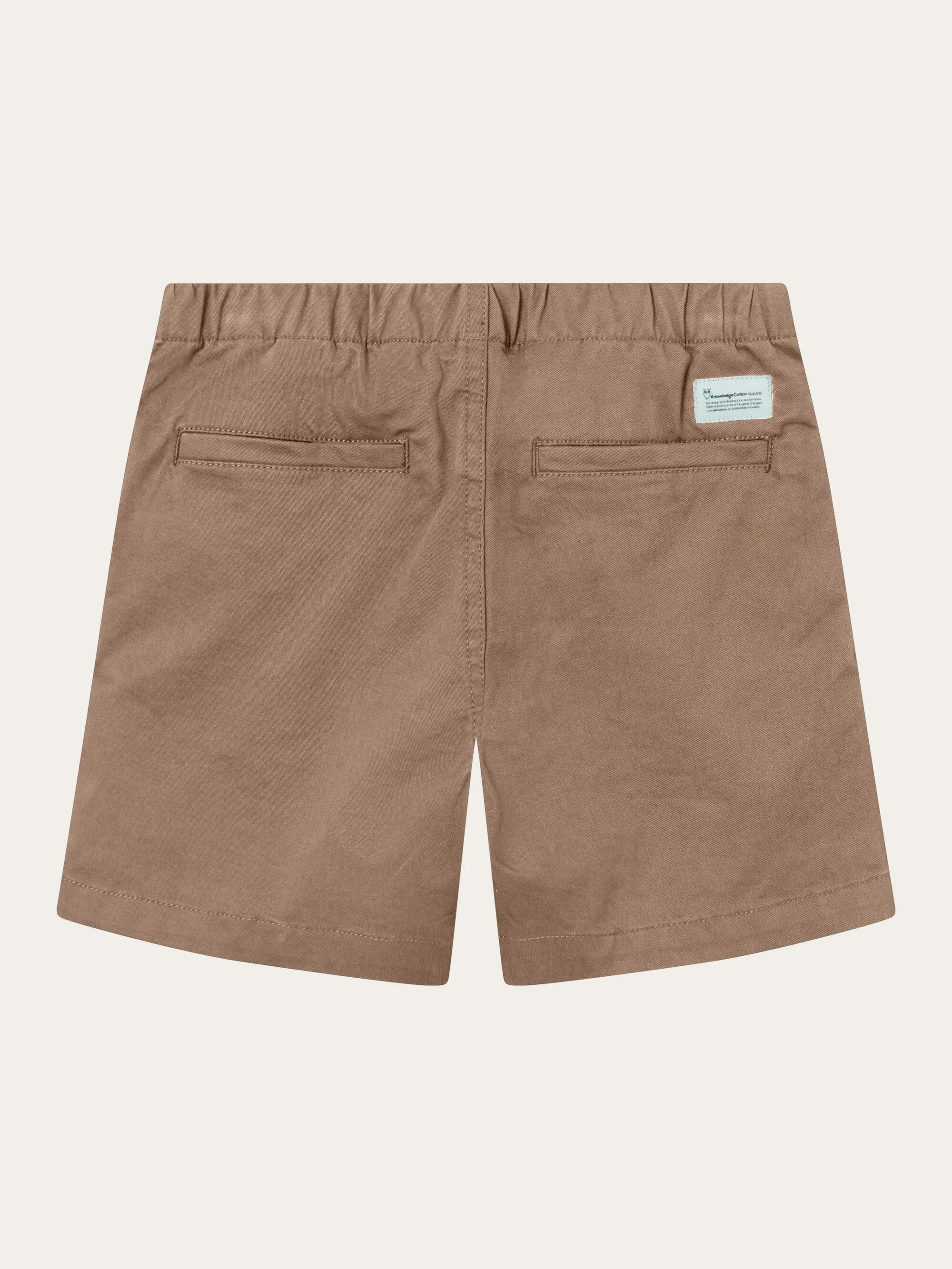 Baggy twill shorts belt details - Tuffet Knowledge Cotton