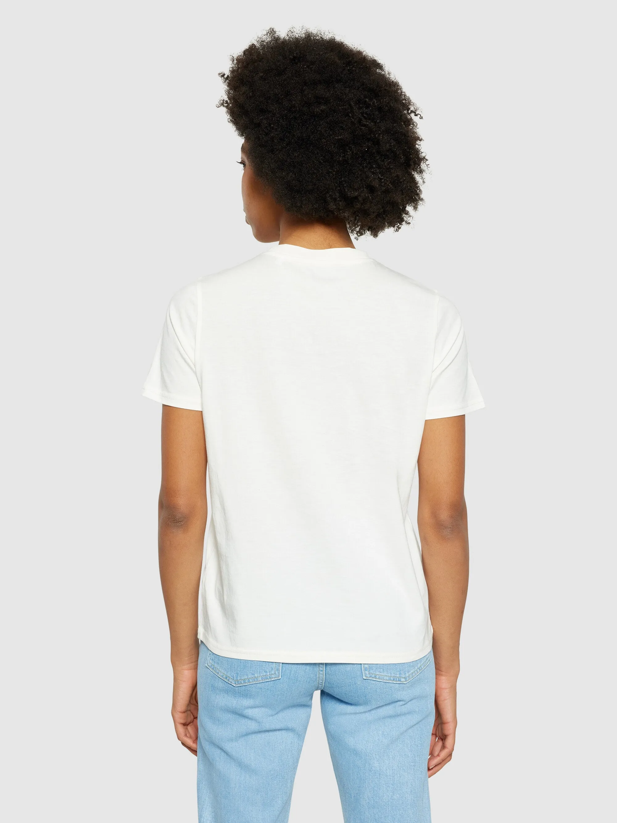 Basic pima cotton t-shirt - GOTS/Vegan - Egret Knowledge Cotton