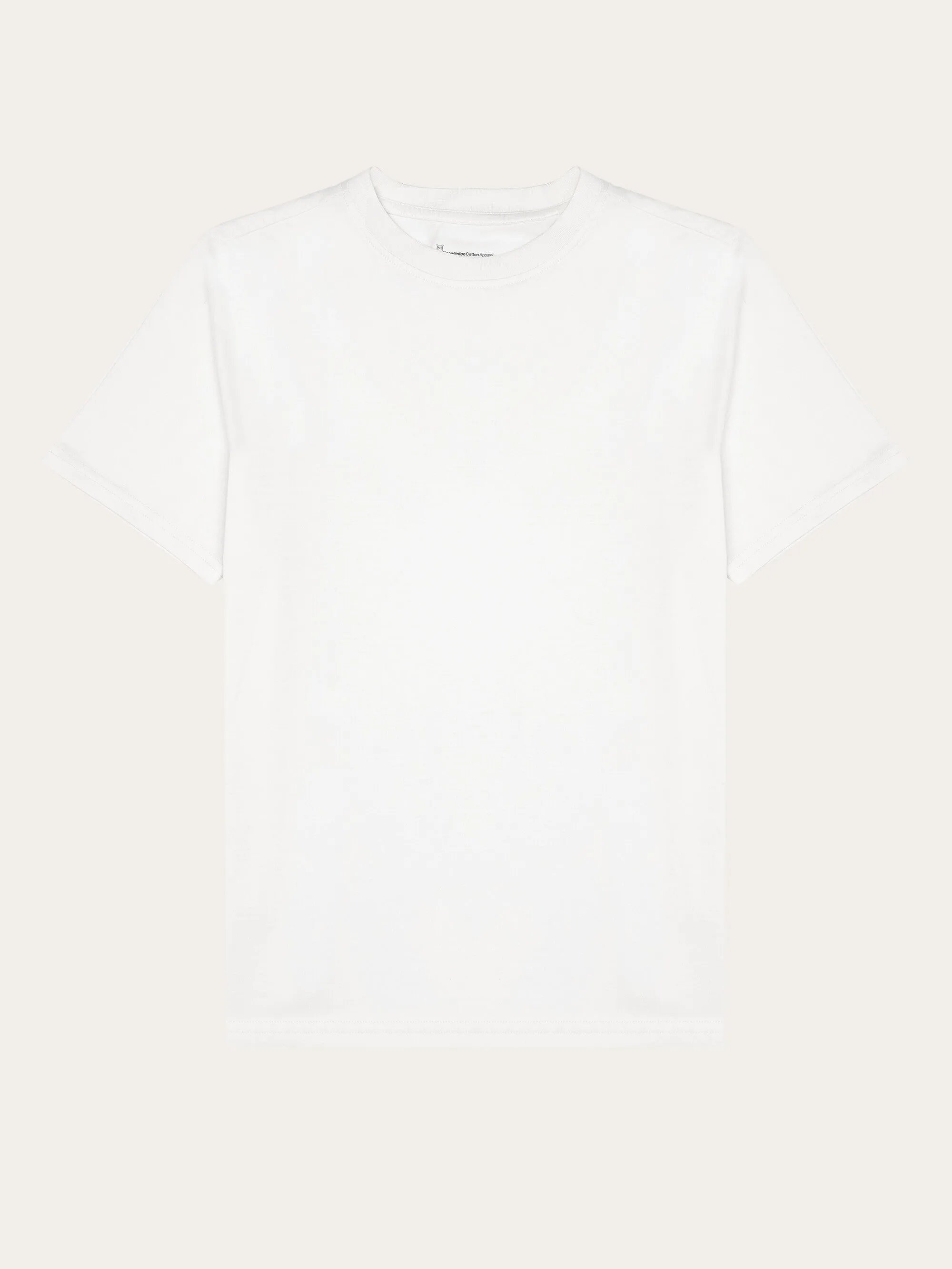 Basic pima cotton t-shirt - GOTS/Vegan - Egret Knowledge Cotton