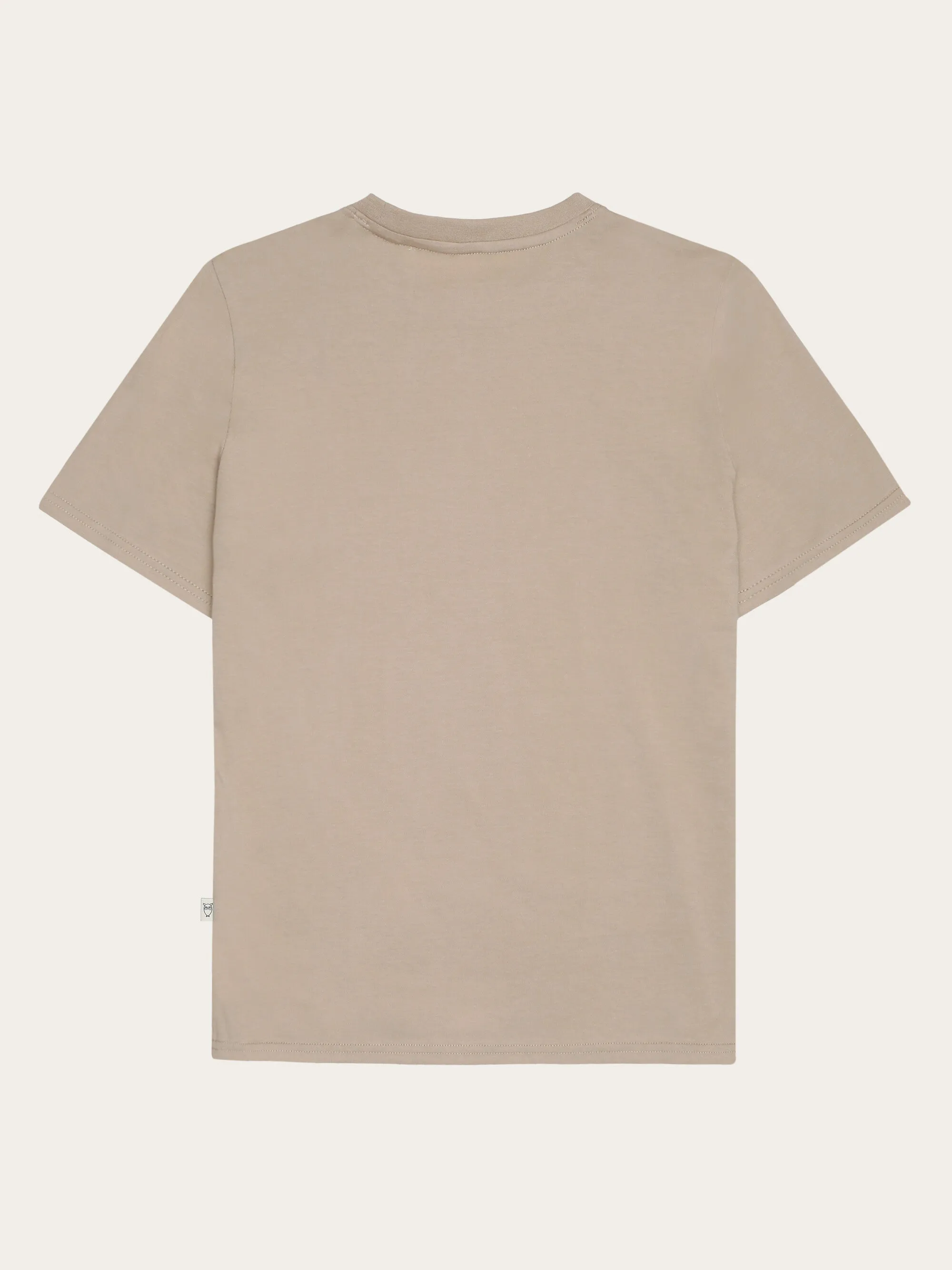 Basic pima cotton t-shirt - GOTS/Vegan - Light feather gray Knowledge Cotton