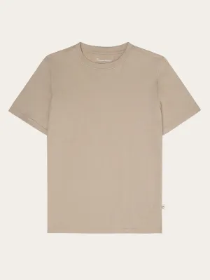 Basic pima cotton t-shirt - GOTS/Vegan - Light feather gray Knowledge Cotton