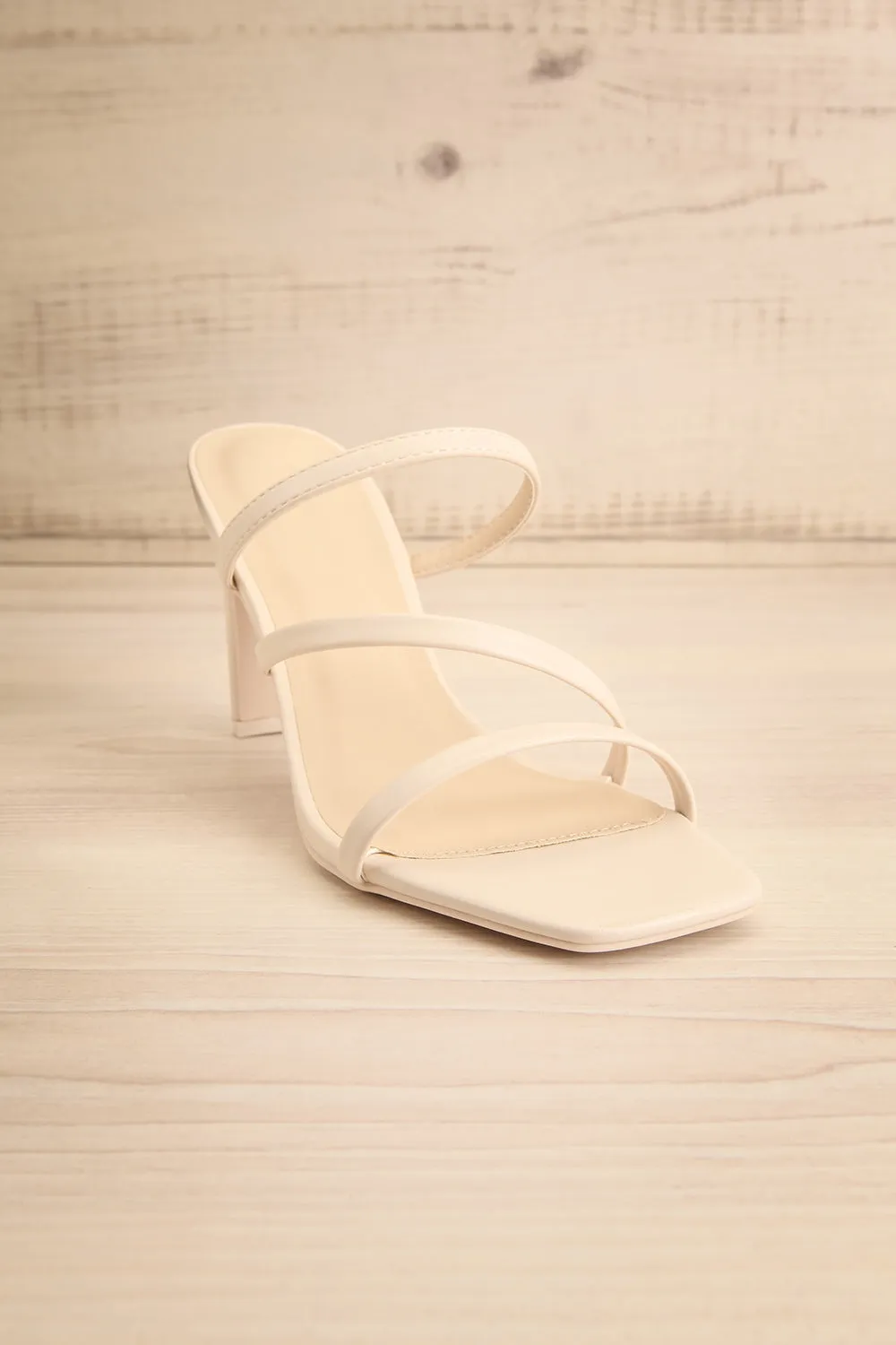 Baudoyer Ivory | Heeled Sandals
