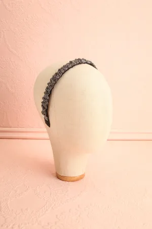 Beverly Silver | Crystal Headband