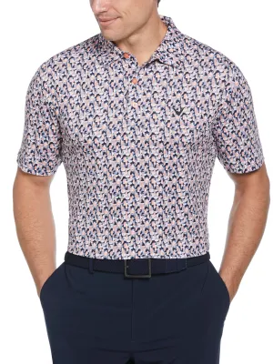 Big & Tall Golf Essentials All Over Polo Callaway Apparel