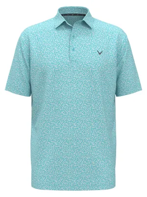 Big & Tall Linear Chevron Print Polo Callaway Apparel