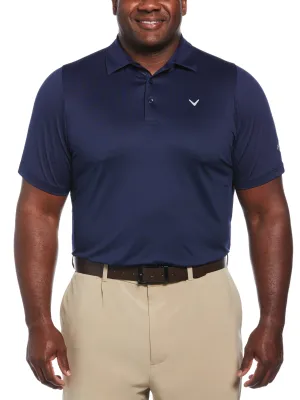 Big & Tall Solid Swing Tech Golf Polo Shirt Callaway Apparel