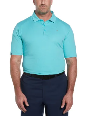 Big & Tall Ventilated Classic Jaquard Polo Callaway Apparel