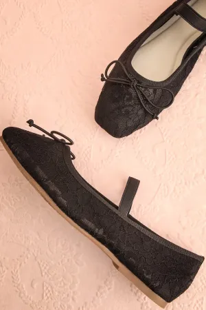 Bisbee | Black Lace Ballet Flats