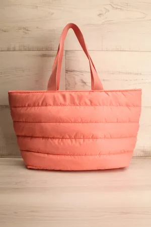 Blackpool Coral | Quilted Tote Bag
