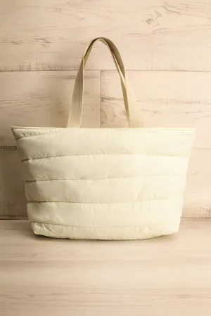 Blackpool Ivory | Quilted Tote Bag