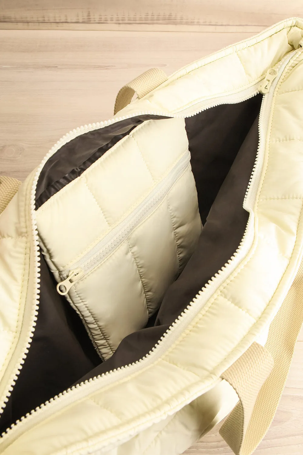 Blackpool Ivory | Quilted Tote Bag