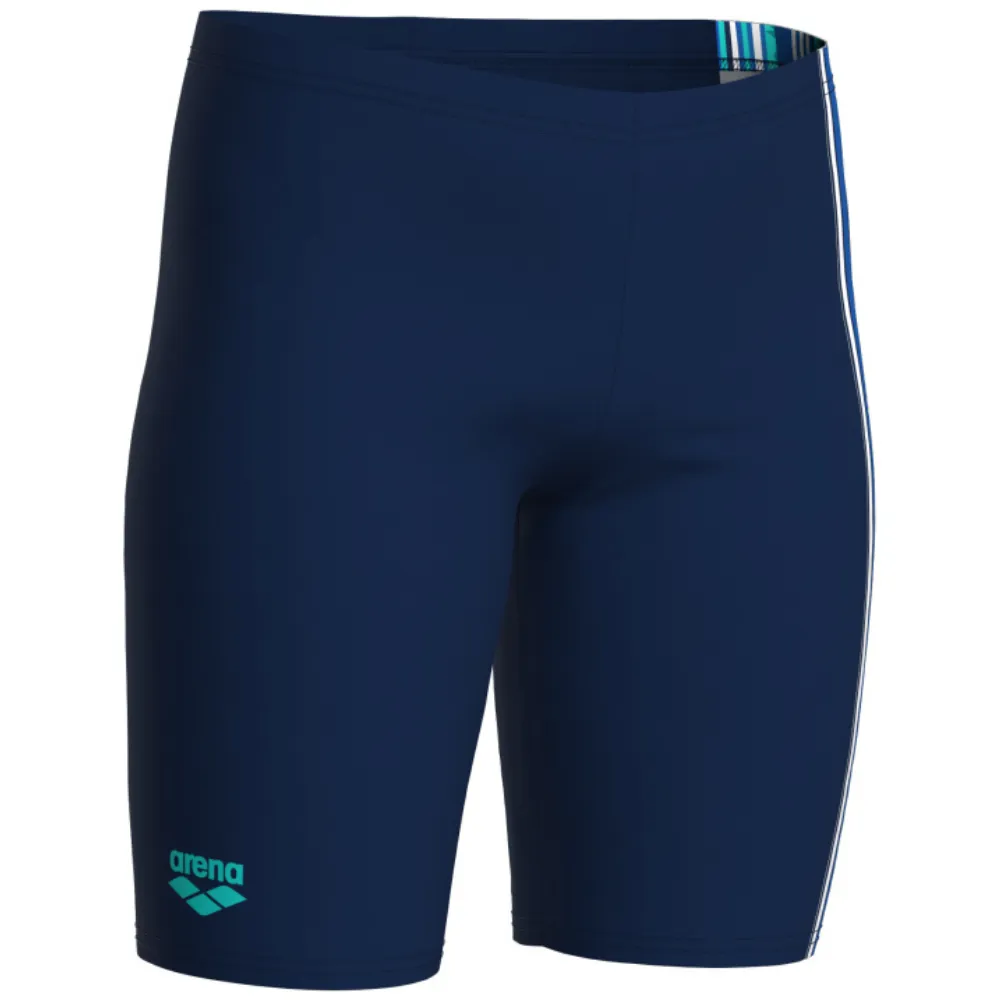 BOYS' SWIM JAMMER ARENA PALETTE - NAVY/NAVY MULTI