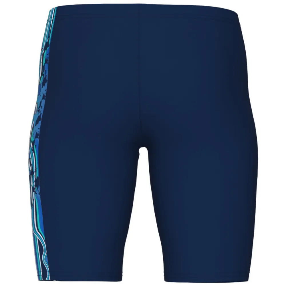 BOYS' SWIM JAMMER ARENA PALETTE - NAVY/NAVY MULTI