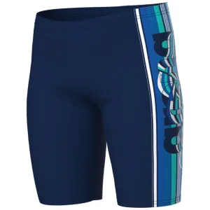 BOYS' SWIM JAMMER ARENA PALETTE - NAVY/NAVY MULTI