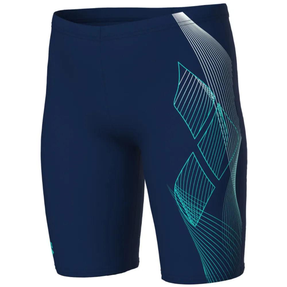 BOYS' SWIM JAMMER ARENA SEA WATER - NAVY