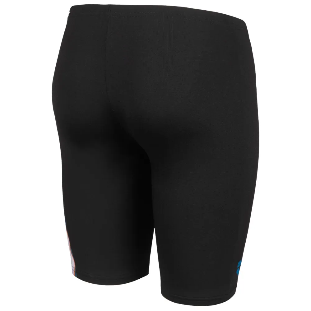 BOYS' SWIM JAMMER PALETTE - MULTI WATER/BLACK