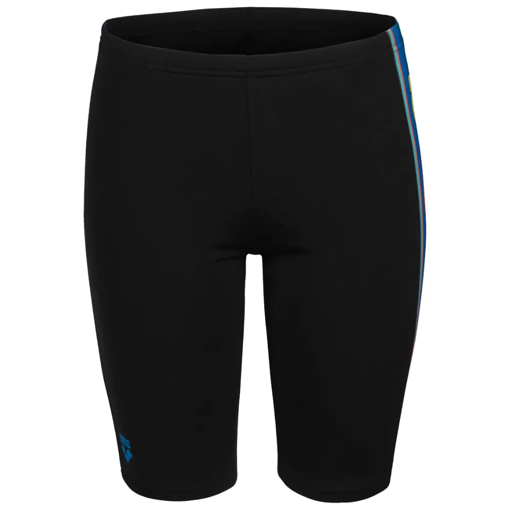 BOYS' SWIM JAMMER PALETTE - MULTI WATER/BLACK